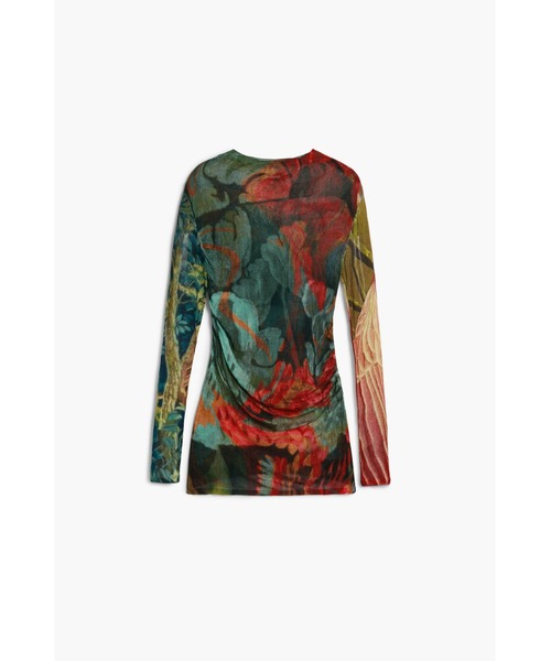 Desigual（デシグアル）の「Mr. Christian Lacroix タペストリープリント タートルネックセーター（ニット/セーター・レディース・グリーン・S/M/L/XL/XS）」の3枚目の写真