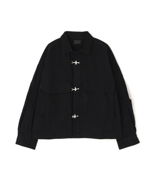 DANKE SCHON（ダンケシェーン）の「DankeSchon/ダンケシェーン/RIPSTOP CARGO SHIRTS（シャツ/ブラウス・レディース・ブラック/グレー・L/M/S）」の5枚目の写真