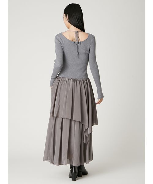 ニットドッキングワンピース（ワンピース）｜FRAY I.D（フレイ