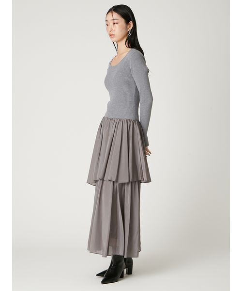 FRAY I.D フレイ アイディー　ワンピース FRAY I.D（フレイアイディー）の「クロスステッチニット