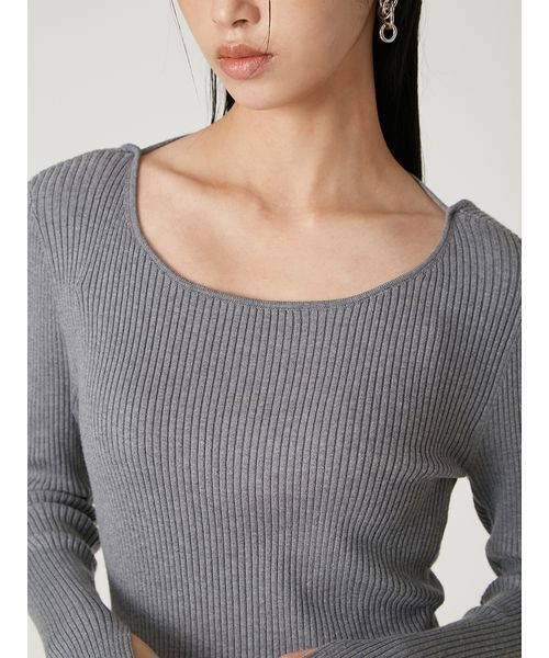 ニットドッキングワンピース（ワンピース）｜FRAY I.D（フレイ