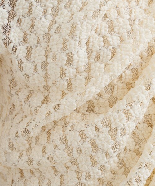 Kastane（カスタネ）の「B ギャザーレースカットトップス（Tシャツ/カットソー・レディース・ブラック/アイボリー/ブラウン・FREE）」の20枚目の写真