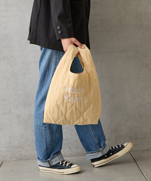 BIRTHDAY BAR（バースデイバー）の「キルティングマルシェトート2WAYバッグ ショルダー付き（トートバッグ・レディース・グリーン/ブラック/アイボリー/ピンク・0）」の8枚目の写真