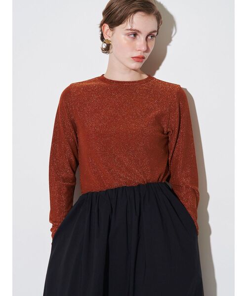 ELENDEEK（エレンディーク）の「キラキラカットソー（Tシャツ/カットソー・レディース・グレー/オレンジ・FREE）」の13枚目の写真