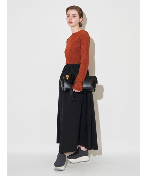 ELENDEEK（エレンディーク）の「キラキラカットソー（Tシャツ/カットソー・レディース・グレー/オレンジ・FREE）」の17枚目の写真