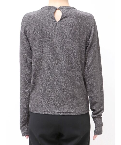 ELENDEEK（エレンディーク）の「キラキラカットソー（Tシャツ/カットソー・レディース・グレー/オレンジ・FREE）」の3枚目の写真