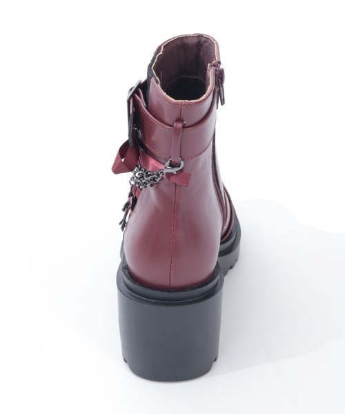 ⭐︎　ショートブーツ クロスチャームショートブーツ（ブーツ）｜NIBBLE POISON（ニブル