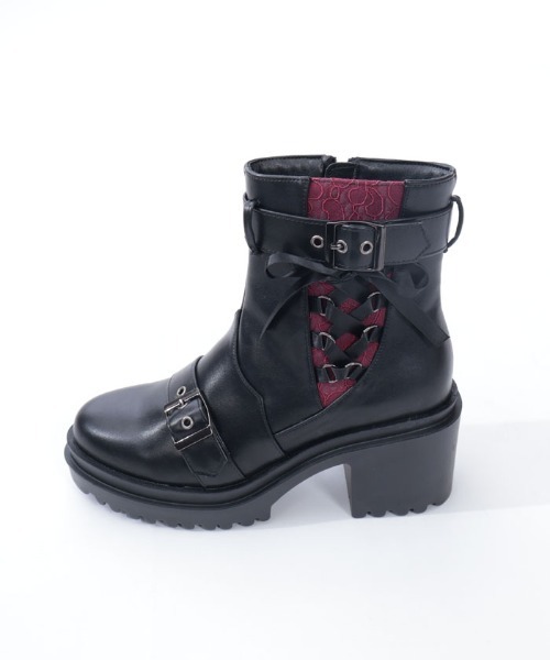 ⭐︎　ショートブーツ クロスチャームショートブーツ（ブーツ）｜NIBBLE POISON（ニブル