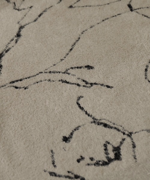 libelle more（リベル モア）の「ミニフェザーニュアンス柄ジャガードニット（ニット/セーター・レディース・ブラック/グレイッシュベージュ/アイボリー・M）」の14枚目の写真