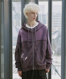 HARE | 【SET UP対応】ピグメントダブルポケットZIPパーカー(HARE)(パーカー)