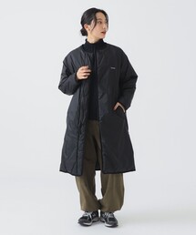 B MING BEAMS ビームスモッズコート ダウンコート キルティング 黒 B:MING by BEAMS（ビーミング by ビームス）【タイムセール