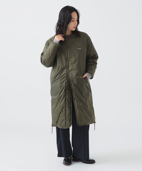 別注】TAION / リバーシブル ダウン ロングコート（S～M）（ダウン