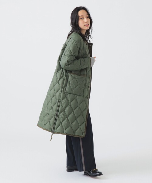 セール】【別注】TAION / リバーシブル ダウン ロングコート（S～M