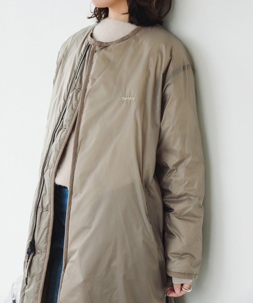 別注】TAION / リバーシブル ダウン ロングコート（S～M）（ダウン