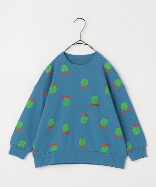 p.premier（ピードットプルミエ）の「【ジュニア対応】イロチ買いしたい総柄トレーナー（スウェット・キッズ・ブルー/ベビーピンク/アイボリー/ブラウン/マスタード・80/90/100/110/120/130/140）」の16枚目の写真