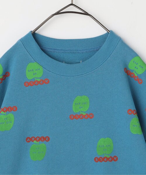 p.premier（ピードットプルミエ）の「【ジュニア対応】イロチ買いしたい総柄トレーナー（スウェット・キッズ・ブルー/ベビーピンク/アイボリー/ブラウン/マスタード・80/90/100/110/120/130/140）」の17枚目の写真