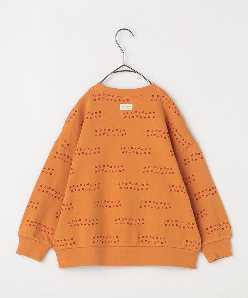 p.premier(ピードットプルミエ)の「【ジュニア対応】イロチ買いしたい総柄トレーナー(スウェット・キッズ・ブルー/ベビーピンク/アイボリー/ブラウン/マスタード・80/90/100/110/120/130/140)」の8枚目の写真
