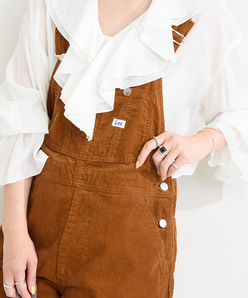 Lee（リー）の「ウォッシャブル / LEE/リー TAPERED OVERAL（サロペット/オーバーオール・レディース・カーキ/キャメル・MEDIUM）」の14枚目の写真