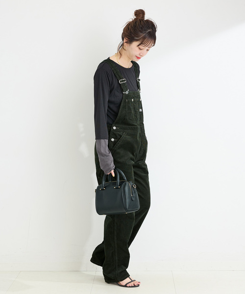Lee（リー）の「ウォッシャブル / LEE/リー TAPERED OVERAL（サロペット/オーバーオール・レディース・カーキ/キャメル・MEDIUM）」の18枚目の写真
