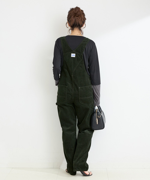 Lee（リー）の「ウォッシャブル / LEE/リー TAPERED OVERAL（サロペット/オーバーオール・レディース・カーキ/キャメル・MEDIUM）」の19枚目の写真