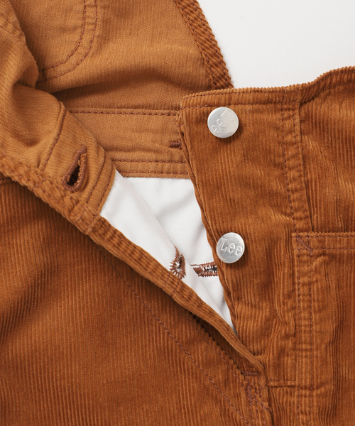 Lee（リー）の「ウォッシャブル / LEE/リー TAPERED OVERAL（サロペット/オーバーオール・レディース・カーキ/キャメル・MEDIUM）」の9枚目の写真