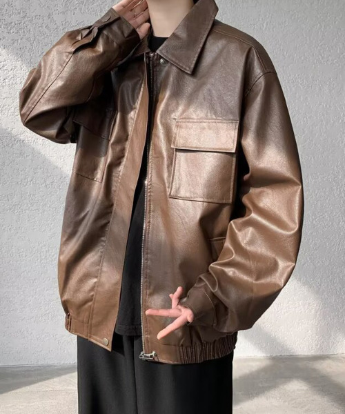 セール】【neos】ルーズシルエット ヴィンテージライク ジップ