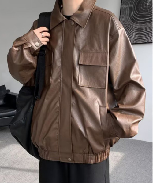 セール】【neos】ルーズシルエット ヴィンテージライク ジップ