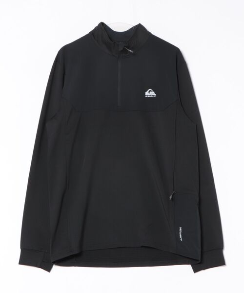 Quiksilver(クイックシルバー)の「EARLY START HZ /クイックシルバーハーフジップスウェットトップス(スウェット・メンズ・ベージュ/ブラック・SMALL/MEDIUM/LARGE)」の2枚目の写真
