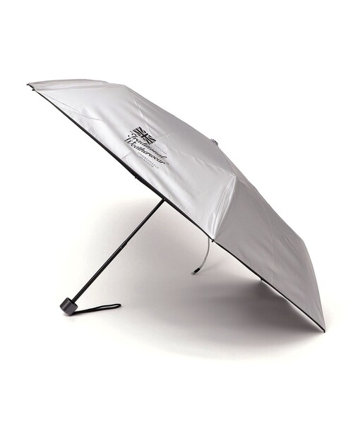 Traditional Weatherwear(トラディショナルウェザーウェア)の「Traditional Weatherwear: ライト ウェイト アンブレラ(折りたたみ傘)(折りたたみ傘・レディース・オフホワイト/シルバー・ONE SIZE)」の2枚目の写真