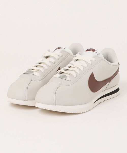 NIKE(ナイキ)の「NIKE ナイキ CORTEZ コルテッツ MDM4044 114LTOWBR/FAUNB(スニーカー・メンズ・ホワイト・24.0cm/24.5cm/25.0cm/25.5cm/26.0cm/26.5cm/27.0cm/27.5cm/28.0cm/28.5cm/29.0cm)」の1枚目の写真