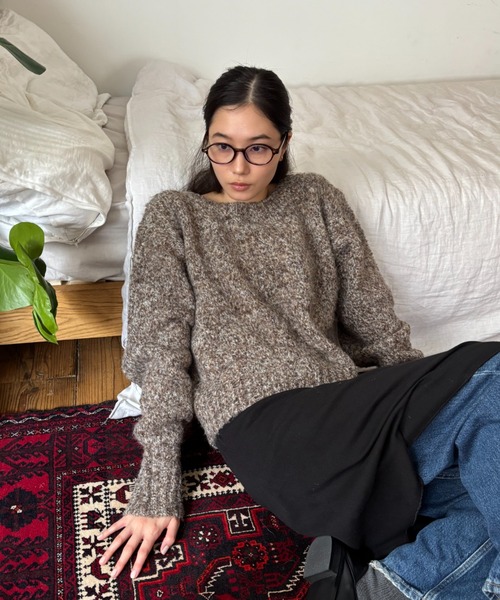 ミックスヤーンプルオーバーニット（ニット/セーター）｜FUULLY STUDIO