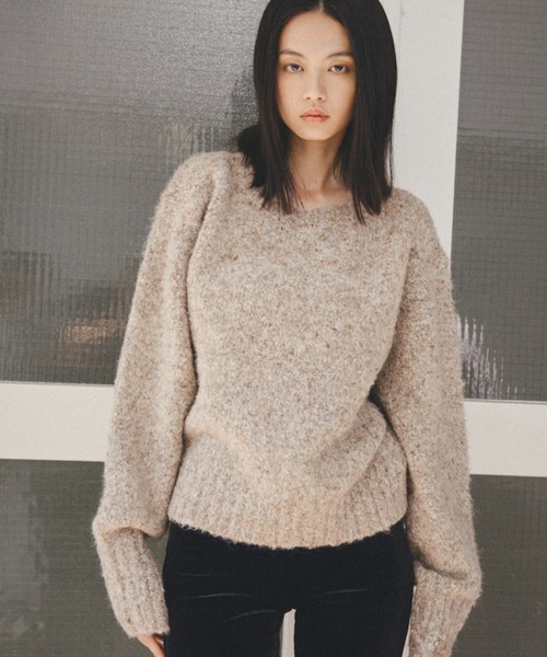 セール】ミックスヤーンプルオーバーニット（ニット/セーター