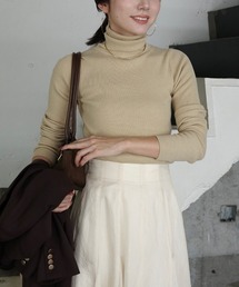 anuans アニュアンス　ベージュ ポンチョ ニット アニュアンス anuans ケープニット （BEIGE） -ファッション通販