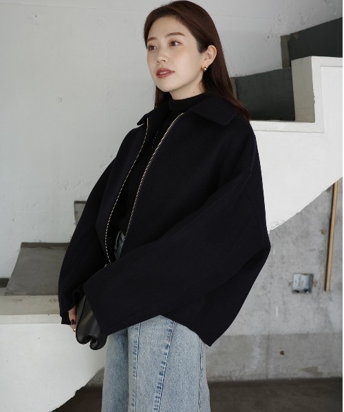 シルクカシミアブレンドフィットリブタートルニット（ニット/セーター