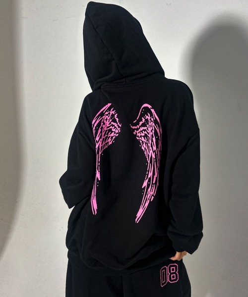FANCY CLUB エンジェルパーカー A'GEM/9 × .kom 『FANCY CLUB/ファンシークラブ』別注品 ANGEL WING