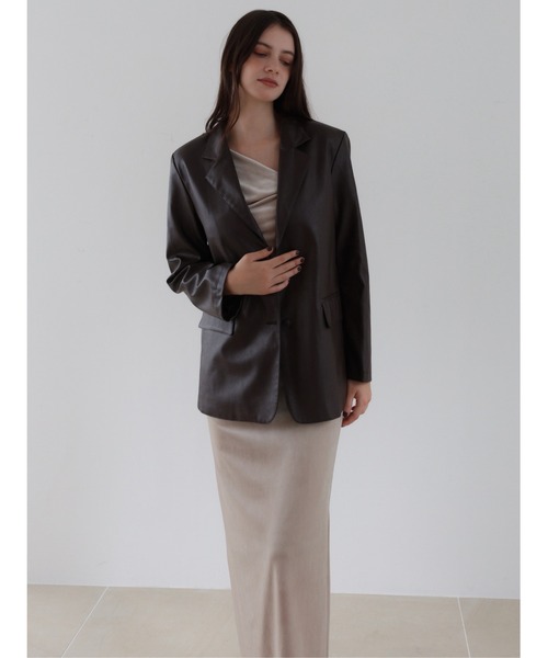 ワンピース maison celon/asymmetry drape cami dress asymmetry drape cami dress – célon