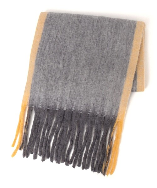 SHIPS any(シップス エニィ)の「SHIPS any:〈手洗い可能〉ボリューム シャギー スイッチ マフラー (ユニセックス)◇(マフラー・メンズ・ブラック/グレー/ピンク/ライトグリーン・ONE SIZE)」の7枚目の写真