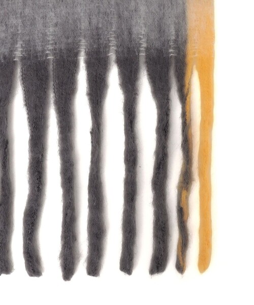 SHIPS any(シップス エニィ)の「SHIPS any:〈手洗い可能〉ボリューム シャギー スイッチ マフラー (ユニセックス)◇(マフラー・メンズ・ブラック/グレー/ピンク/ライトグリーン・ONE SIZE)」の8枚目の写真