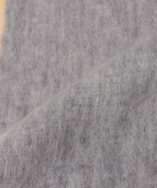 SHIPS any(シップス エニィ)の「SHIPS any:〈手洗い可能〉ボリューム シャギー スイッチ マフラー (ユニセックス)◇(マフラー・メンズ・ブラック/グレー/ピンク/ライトグリーン・ONE SIZE)」の9枚目の写真