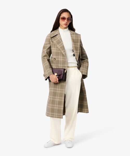 LACOSTE(ラコステ)の「オーバーサイズフランネル タックワイドパンツ(その他パンツ・レディース・オフホワイト/グレー・36/38/34/40)」の16枚目の写真