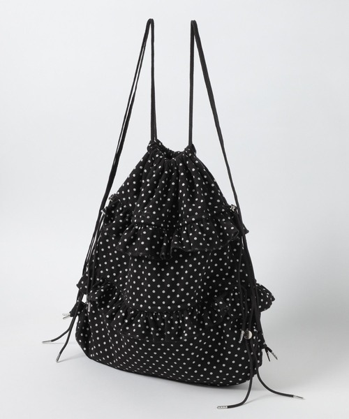 Heather（ヘザー）の「HOLiC フリルナップザック　606011（バックパック/リュック・レディース・ブラック系その他/グレー系その他・ONE SIZE）」の6枚目の写真