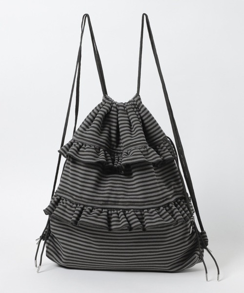 Heather（ヘザー）の「HOLiC フリルナップザック　606011（バックパック/リュック・レディース・ブラック系その他/グレー系その他・ONE SIZE）」の8枚目の写真