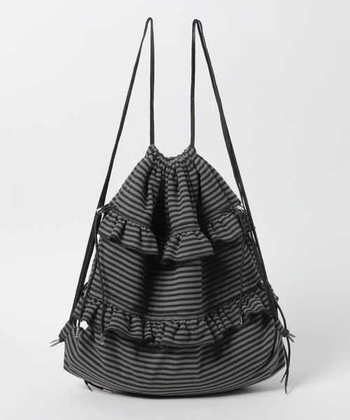 Heather（ヘザー）の「HOLiC フリルナップザック　606011（バックパック/リュック・レディース・ブラック系その他/グレー系その他・ONE SIZE）」の9枚目の写真