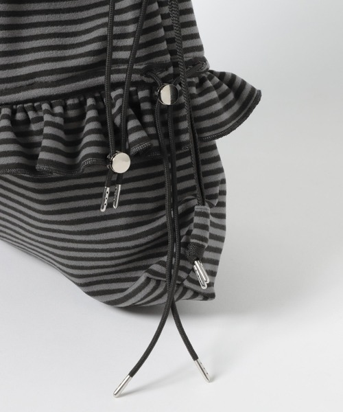 Heather（ヘザー）の「HOLiC フリルナップザック　606011（バックパック/リュック・レディース・ブラック系その他/グレー系その他・ONE SIZE）」の12枚目の写真