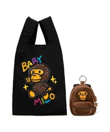A BATHING APE(AxCVOGCv)BABY MILO KEYCHAIN ECO BAG(GRobO/TuobO)