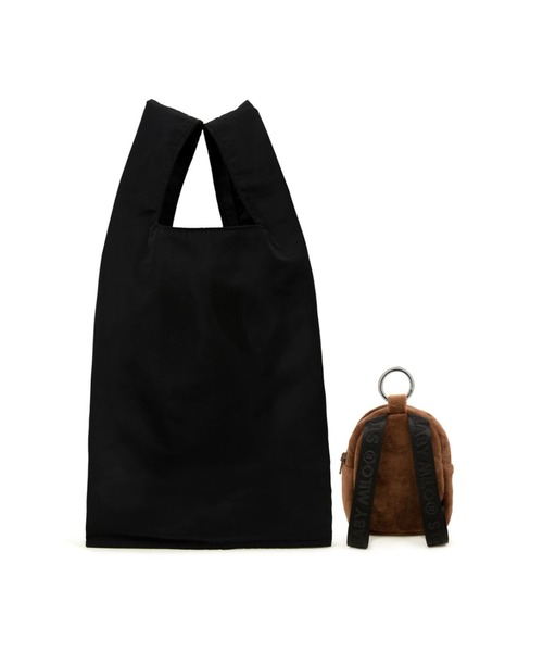 A BATHING APE（アベイシングエイプ）の「BABY MILO KEYCHAIN ECO BAG（エコバッグ/サブバッグ・メンズ・ブラウン・FREE）」の2枚目の写真