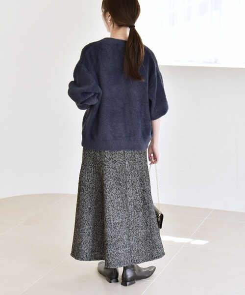 セール】quaranciel: ツイード フレア スカート（スカート