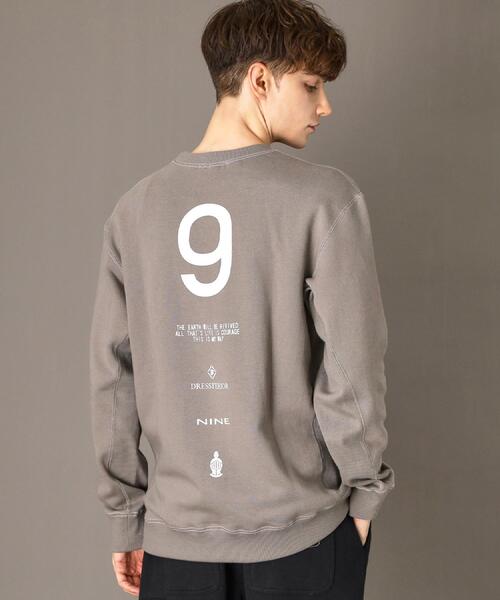 DRESSTERIOR(ドレステリア)の「裏起毛 バック9プリントスウェット(スウェット・メンズ・ブラック/ブラウン系その他/ホワイト・90/91/92/94)」の3枚目の写真