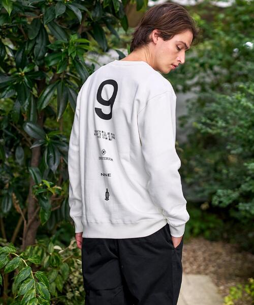 DRESSTERIOR(ドレステリア)の「裏起毛 バック9プリントスウェット(スウェット・メンズ・ブラック/ブラウン系その他/ホワイト・90/91/92/94)」の9枚目の写真