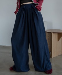 ドレープシルエットワイドイージーパンツ